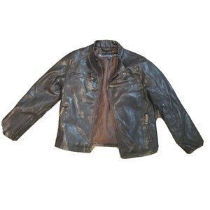 Urban Republic Youth 7 Brown Motor Club Leather